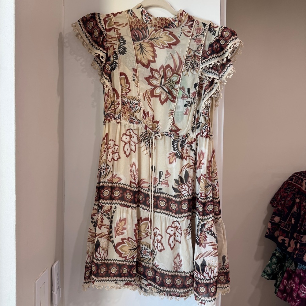 FARM Rio Sand Aura Floral Mini Dress - Picture 9 of 16